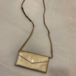 Michael Kors Gold Shimmer Crossbody Bag